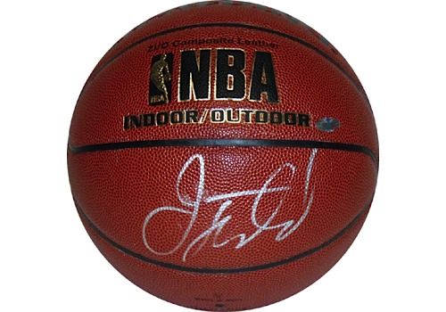 Jason Kidd Autographed I/O Basketball (Steiner Sports COA)